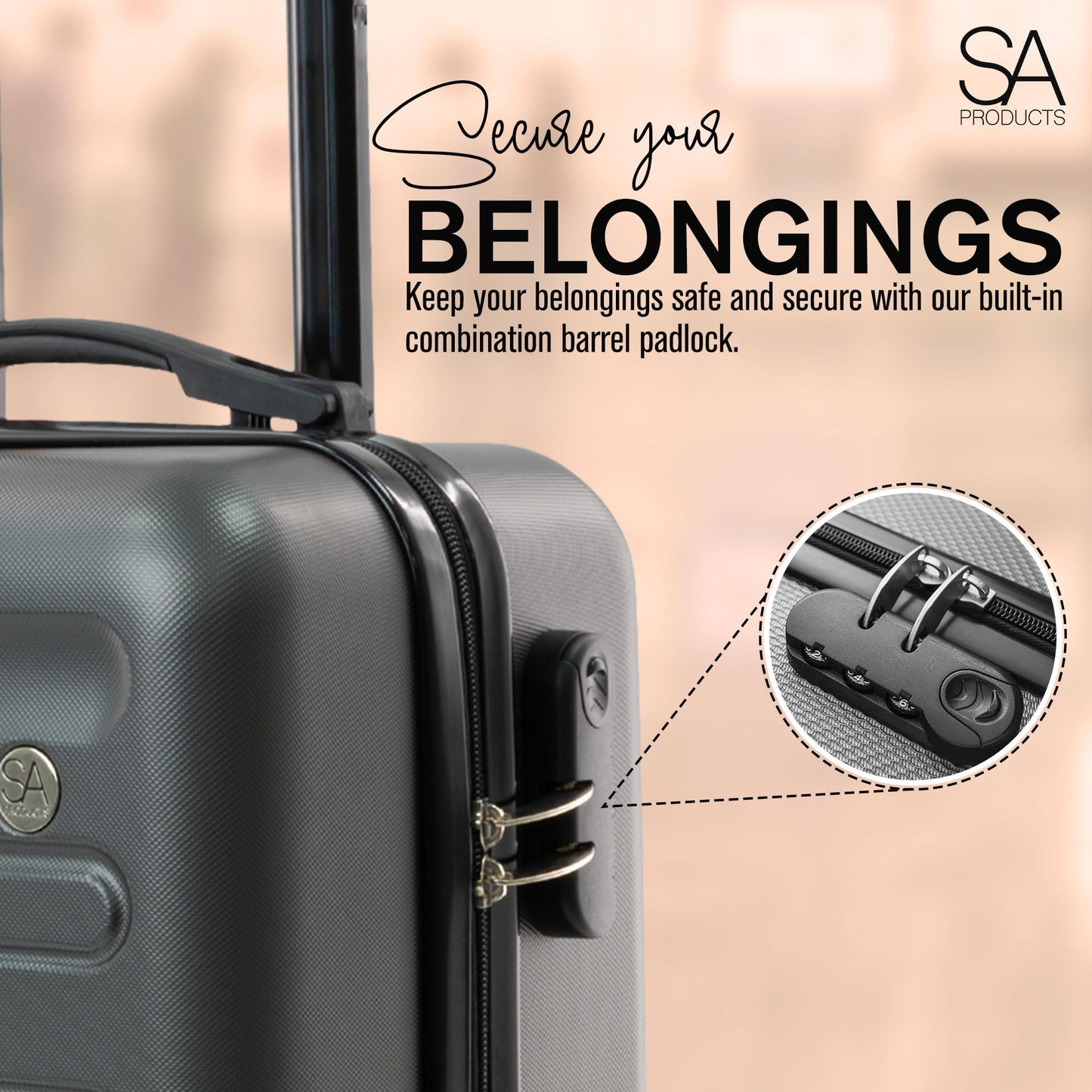Cabin Suitcase | 34L Carry On Suitcase, Cabin Bag