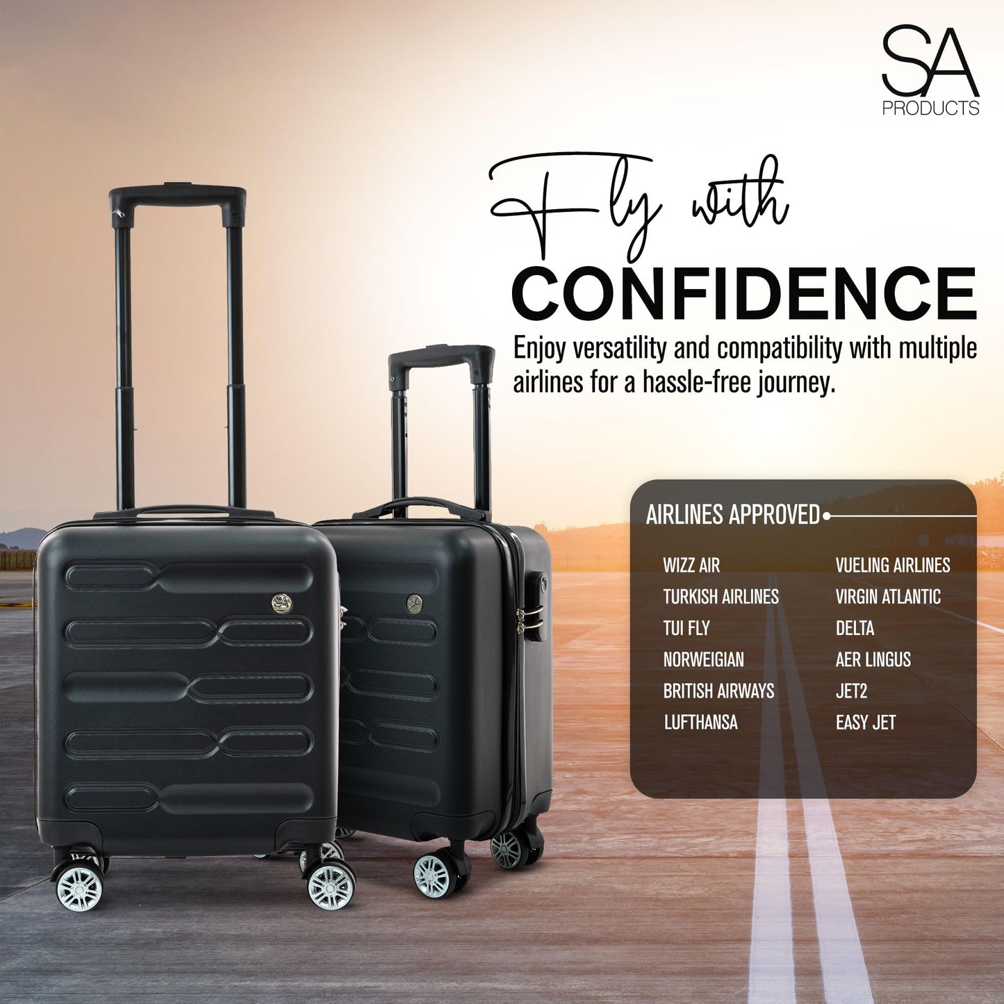 Cabin Suitcase | 34L Carry On Suitcase, Cabin Bag