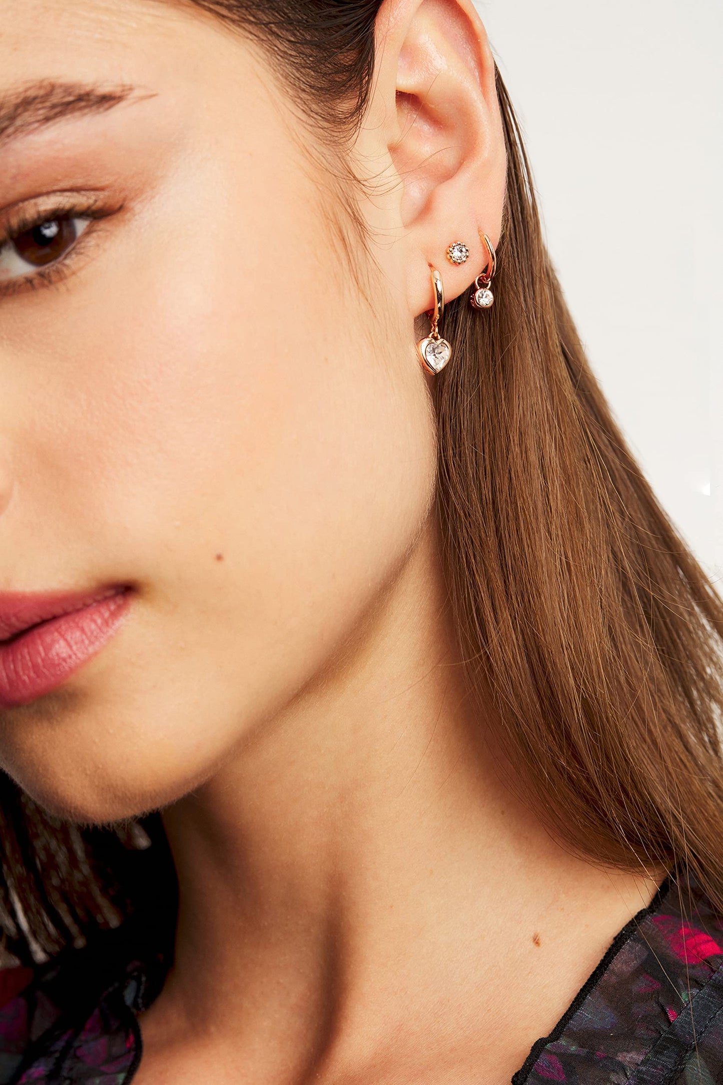 Ted Baker Sinalaa Crystal Huggie Hoop Earrings For Women