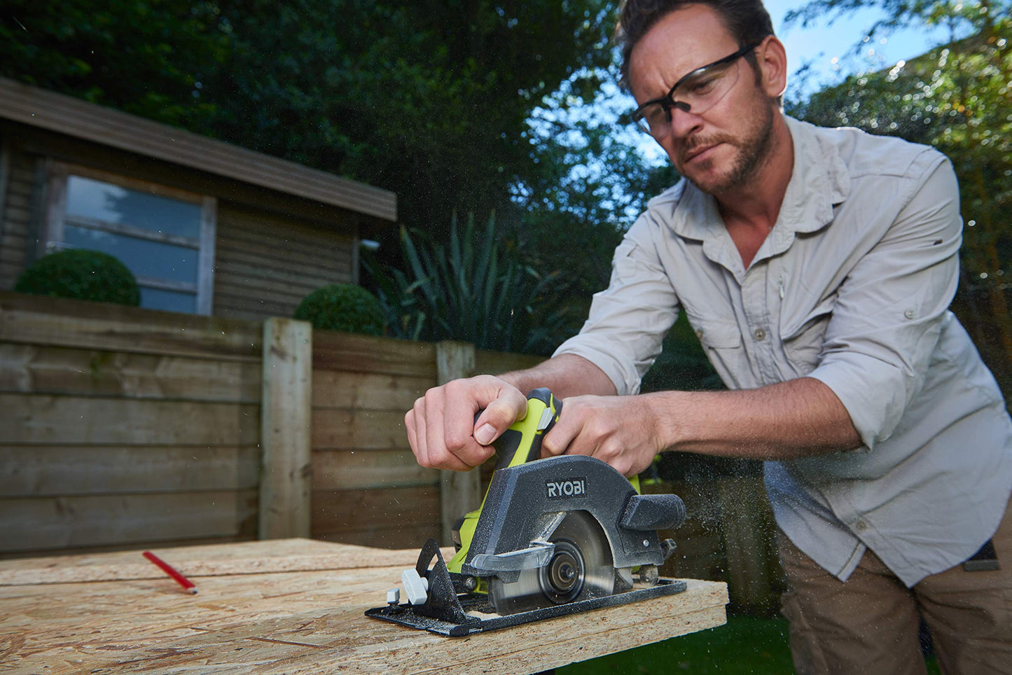Ryobi R18CSP-0 18V ONE+ Cordless 150mm Circular Saw (Bare Tool), Yellow