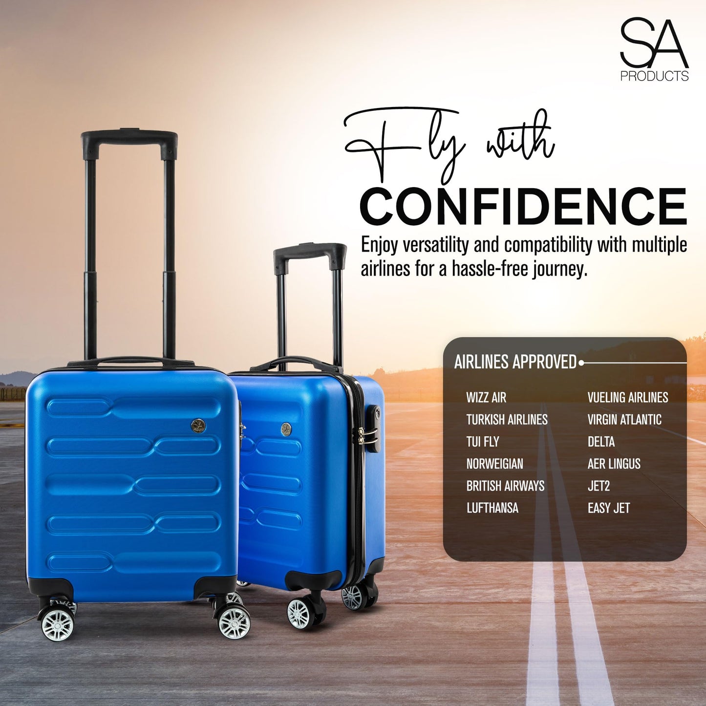 Cabin Suitcase | 34L Carry On Suitcase, Cabin Bag