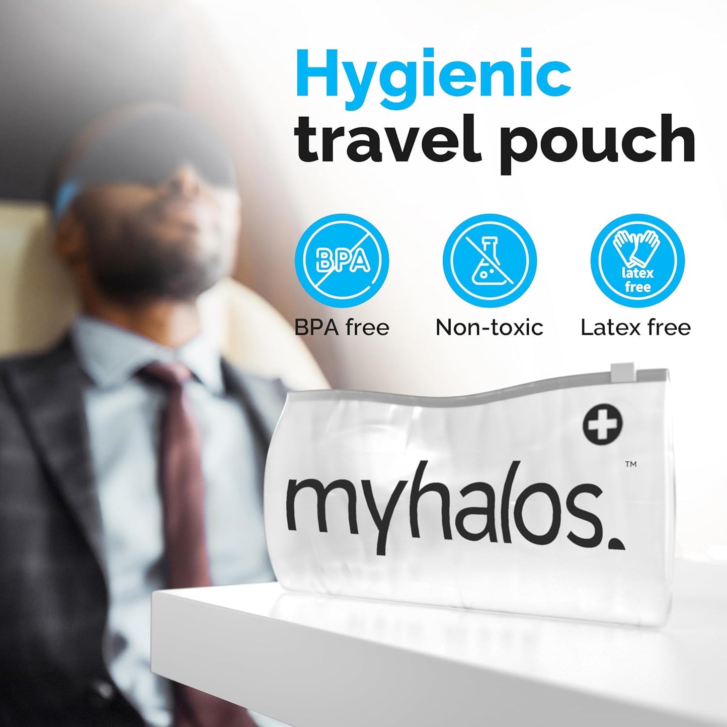 MyHalos 100% Blackout Sleep Masks for Women & Men
