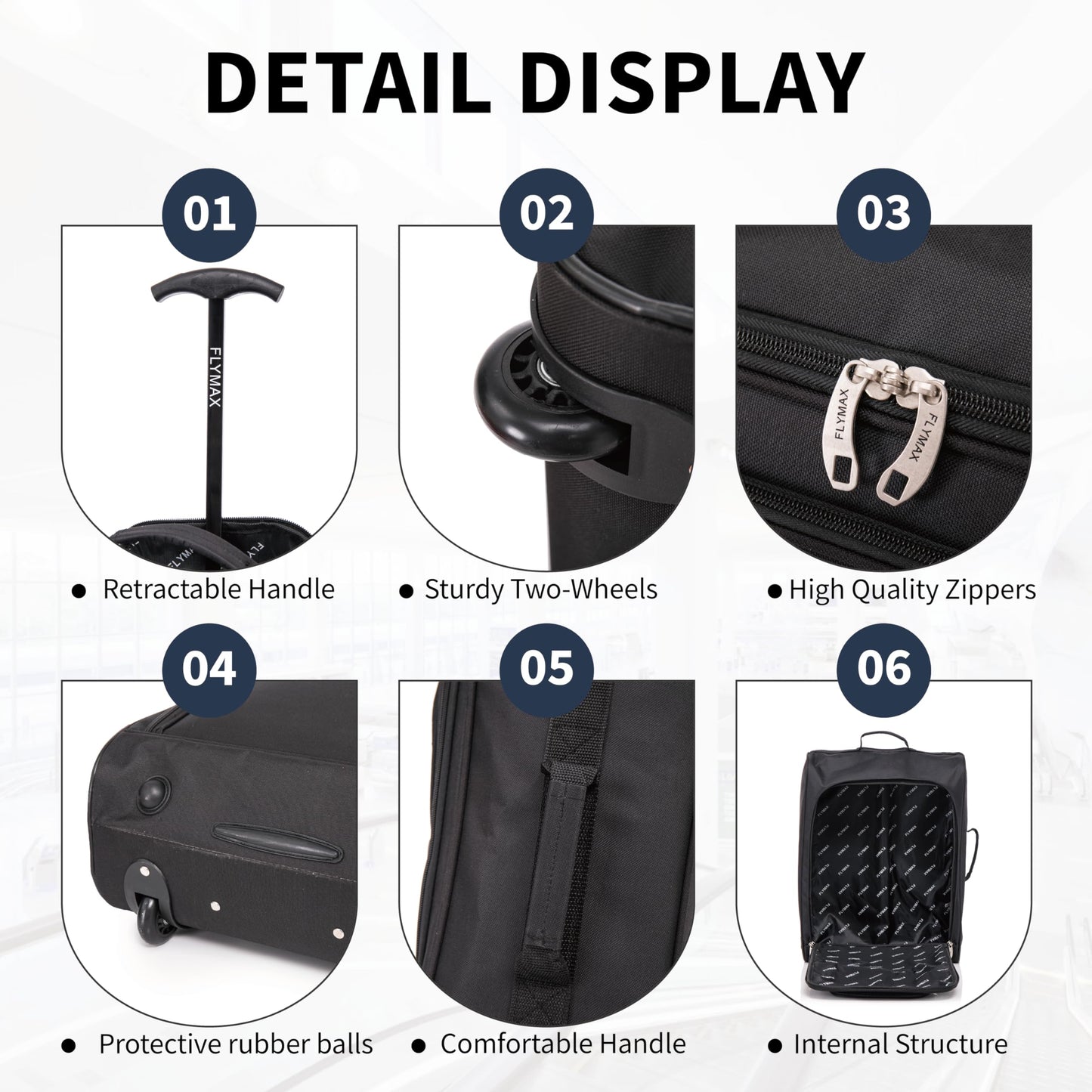 56x45x25 Easyjet Cabin Bag Hand Luggage Approved Cabin Case