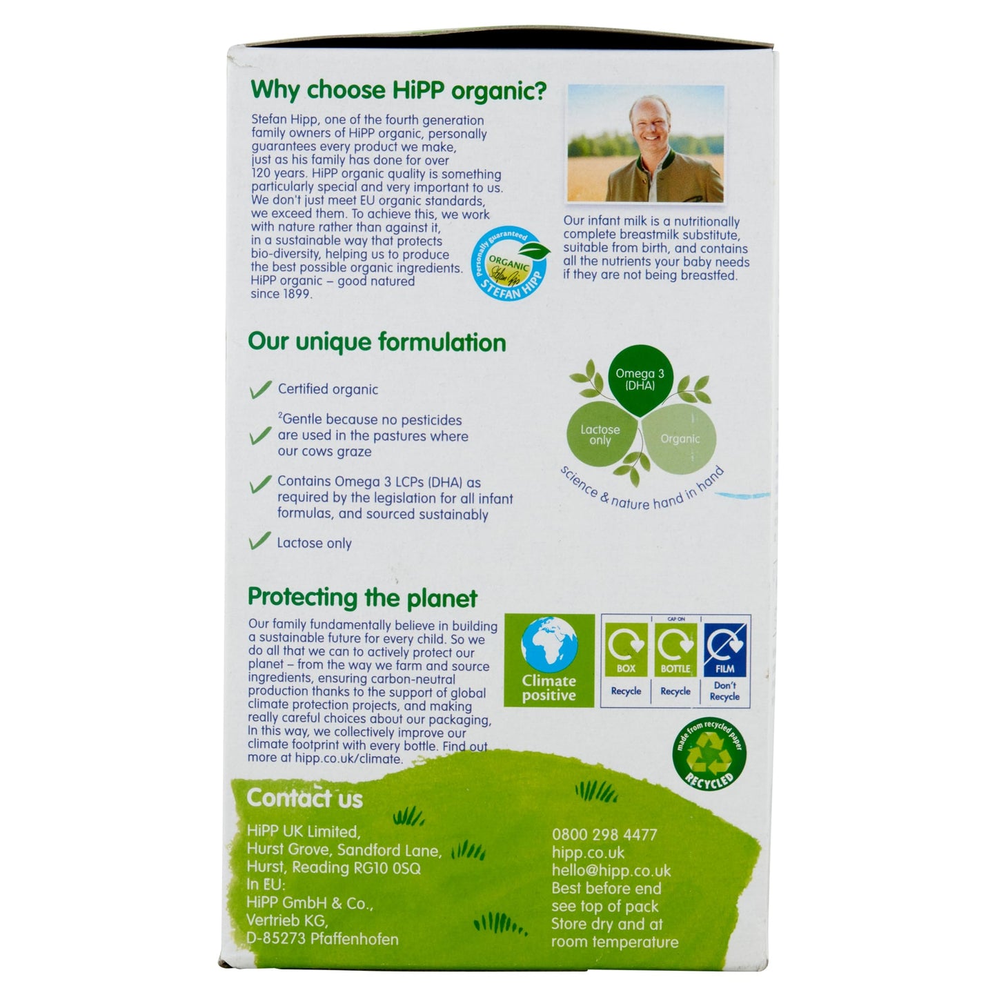 HiPP Organic 1 First Milk Ready To Feed 200ml (pack of 6)
