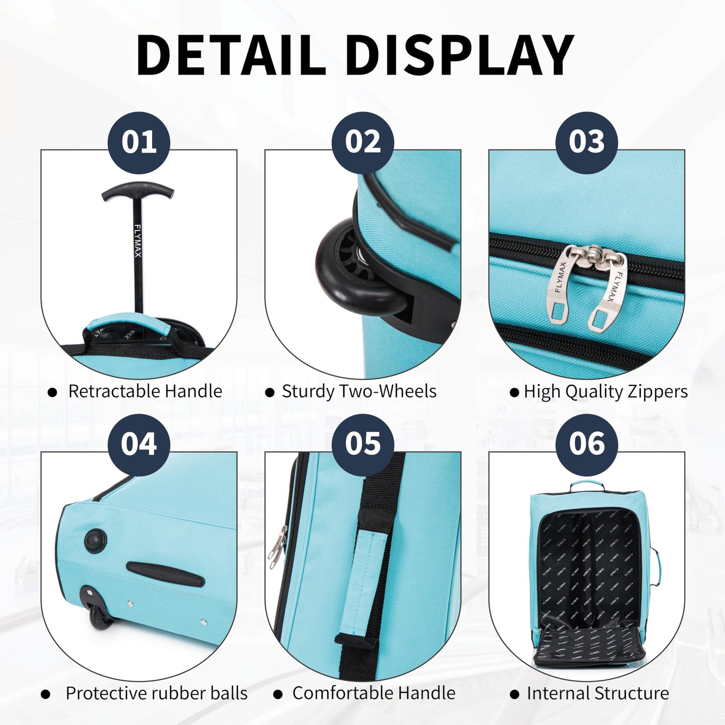 56x45x25 Easyjet Cabin Bag Hand Luggage Approved Cabin Case