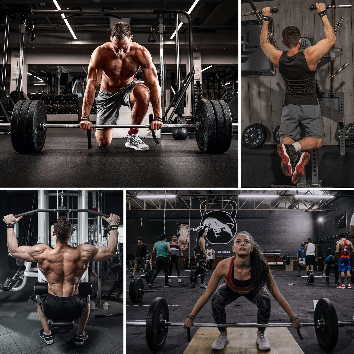 RDX Weight Lifting Straps Deadlifting Powerlifting