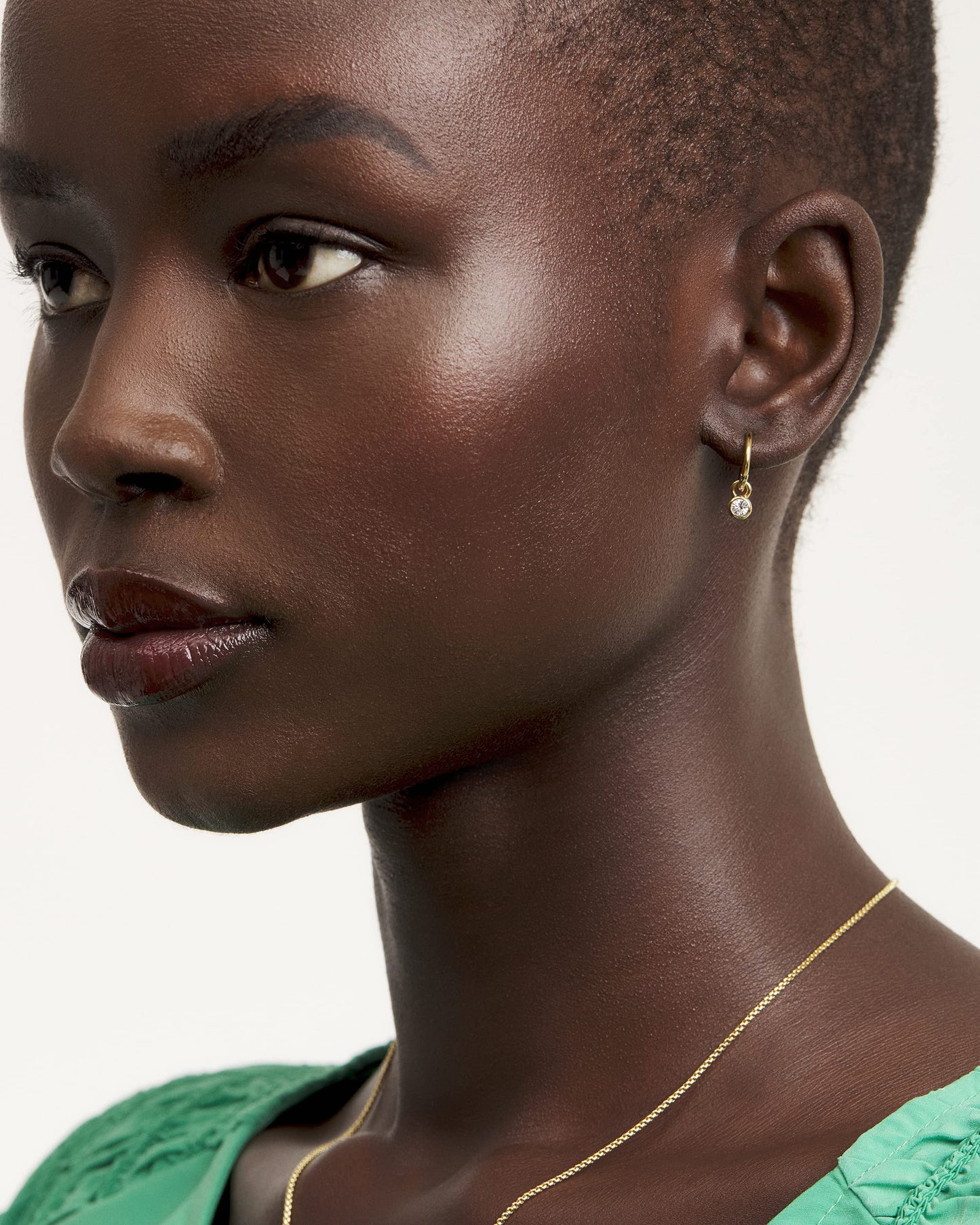 Ted Baker Sinalaa Crystal Huggie Hoop Earrings For Women