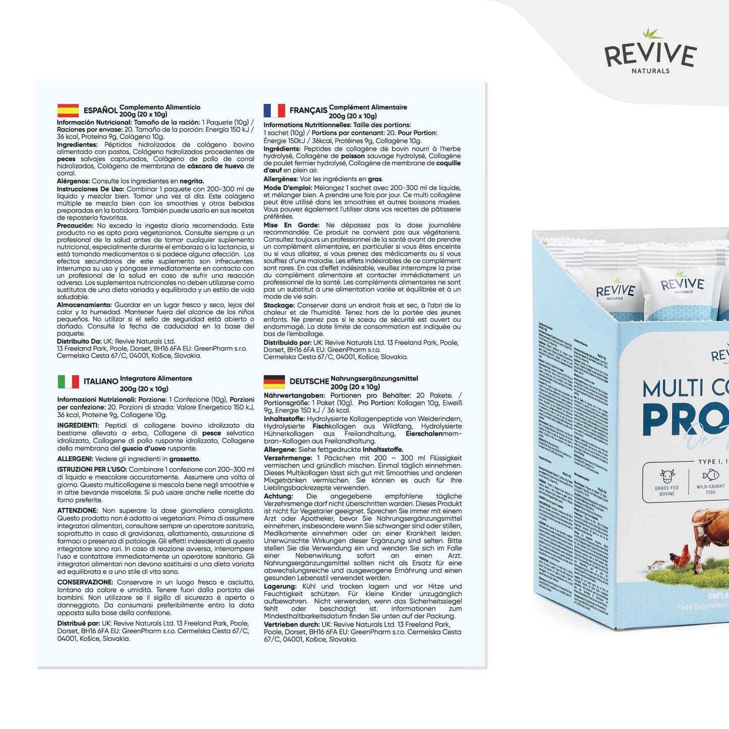 Multi Collagen Protein Powder 400g