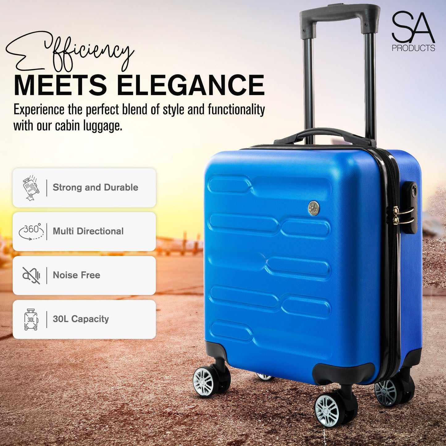 Cabin Suitcase | 34L Carry On Suitcase, Cabin Bag