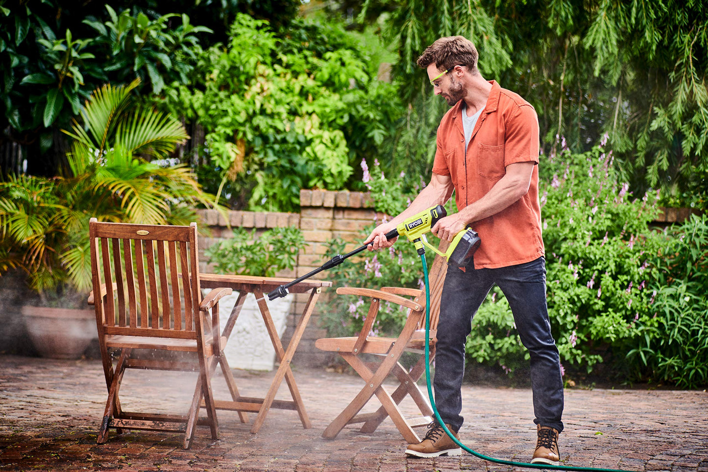 Ryobi RY18PW22A-0 18V ONE Cordless 22bar Power Washer (Bare Tool), 18 V