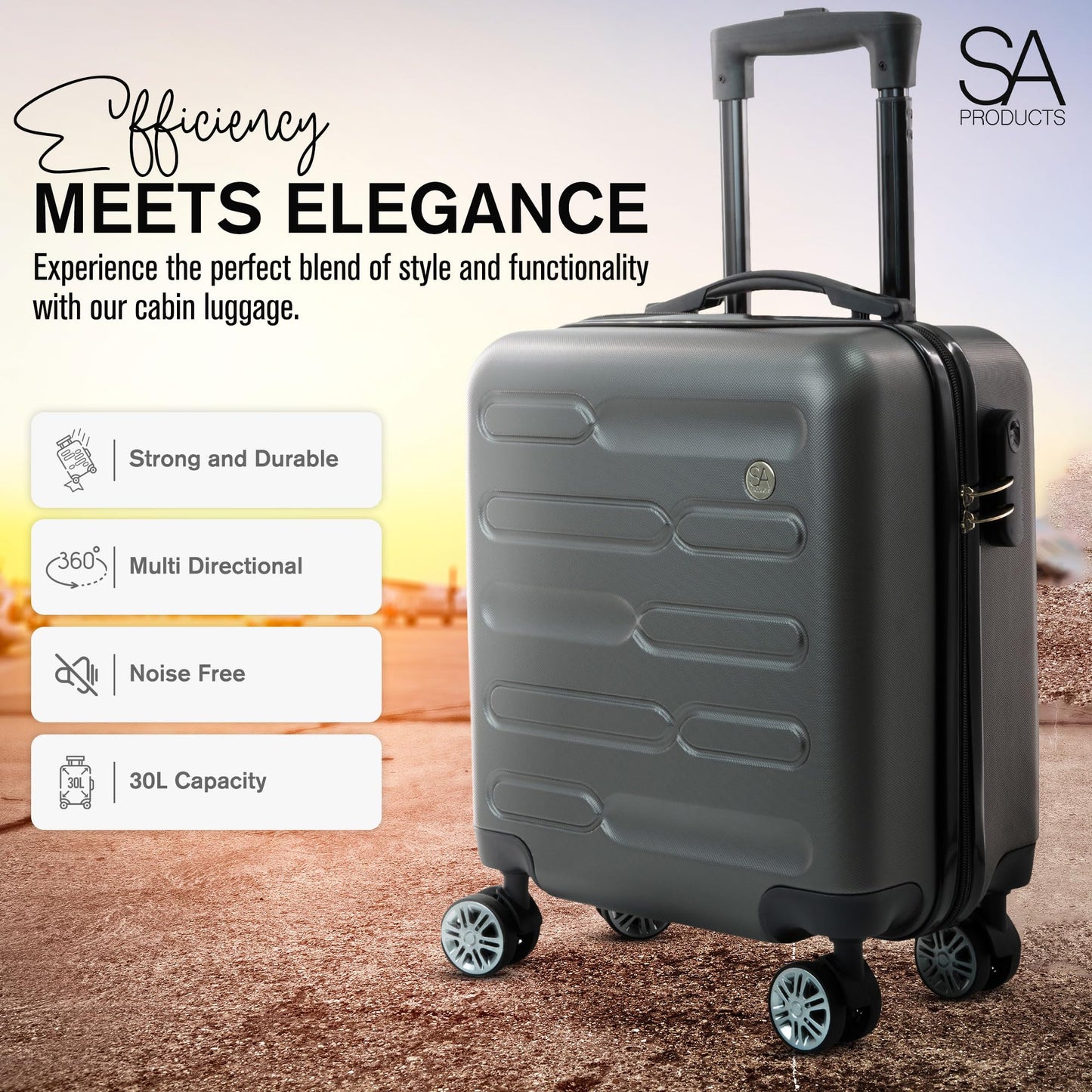 Cabin Suitcase | 34L Carry On Suitcase, Cabin Bag