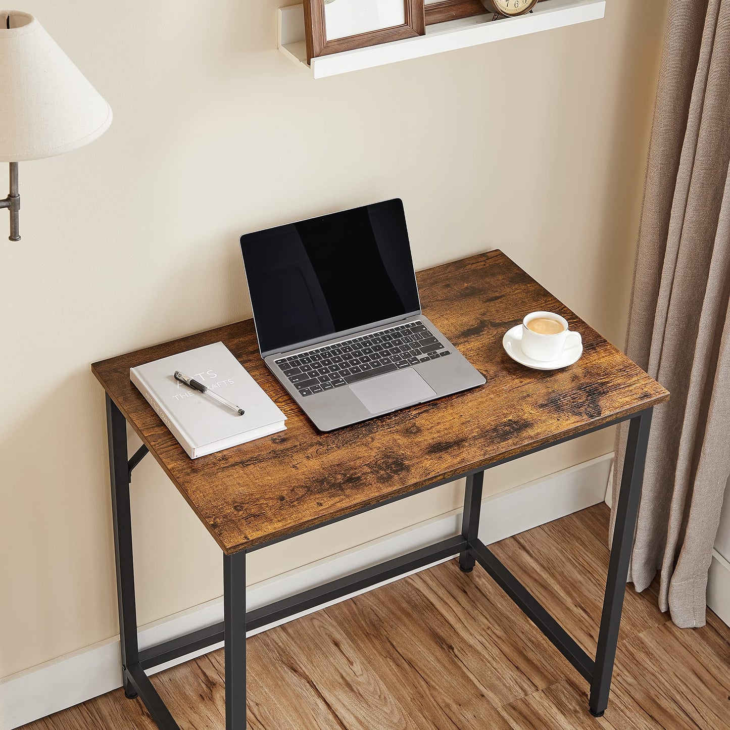 VASAGLE Computer Desk, Writing Desk, Small Office Table