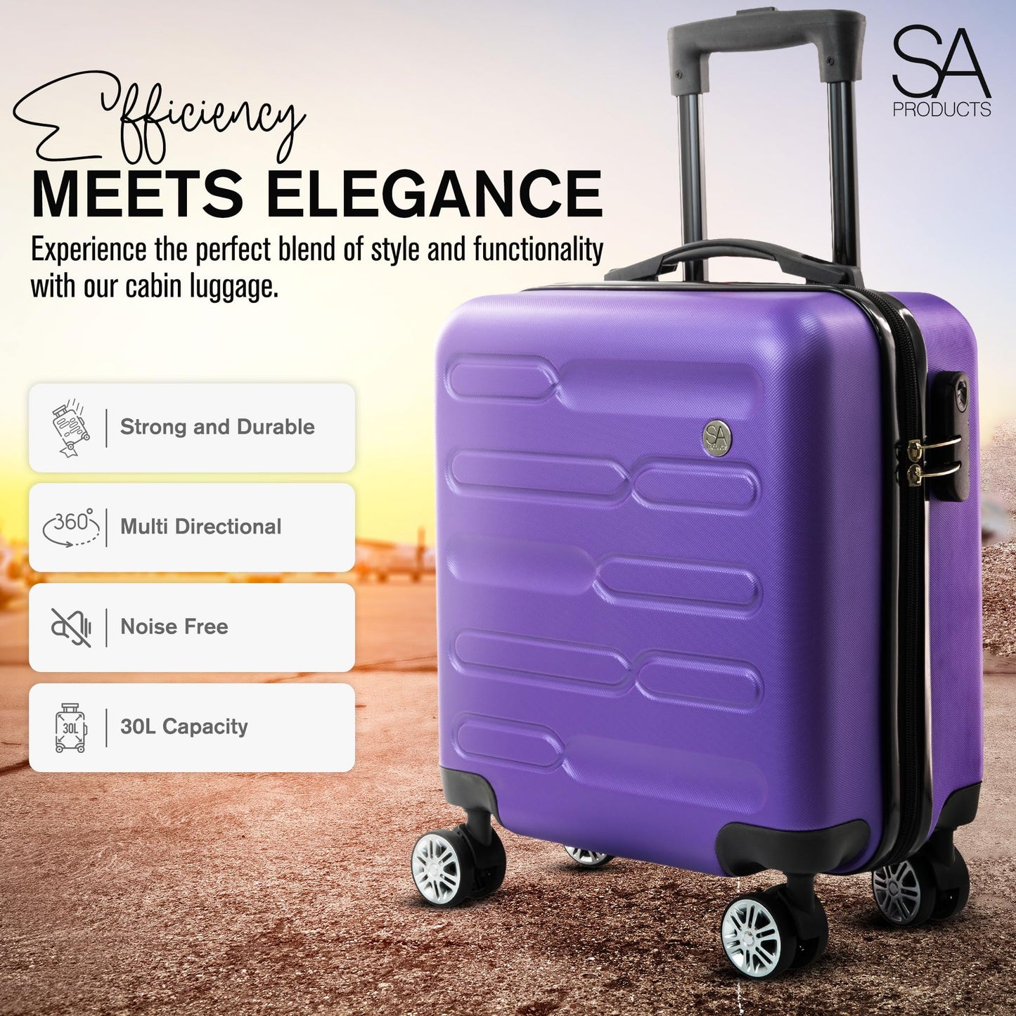 Cabin Suitcase | 34L Carry On Suitcase, Cabin Bag