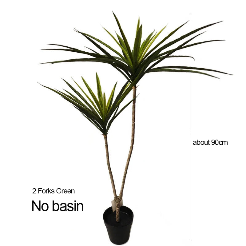 Large Artificial Dracaena Plants Tropical Potted Tree