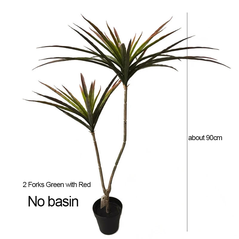 Large Artificial Dracaena Plants Tropical Potted Tree