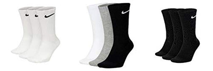 NIKE Unisex U Nk Everyday Cush Crew 3pr Socks