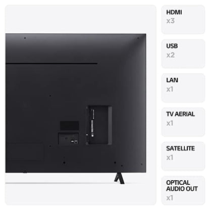 LG 43UT73006LA 43-Inch 4K UHD Smart TV, α5 AI Processor Gen7, Freeview Play and Amazon Alexa, 60Hz, Ashed Blue [Model 2024]