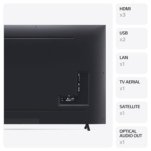 LG 43UT73006LA 43-Inch 4K UHD Smart TV, α5 AI Processor Gen7, Freeview Play and Amazon Alexa, 60Hz, Ashed Blue [Model 2024]