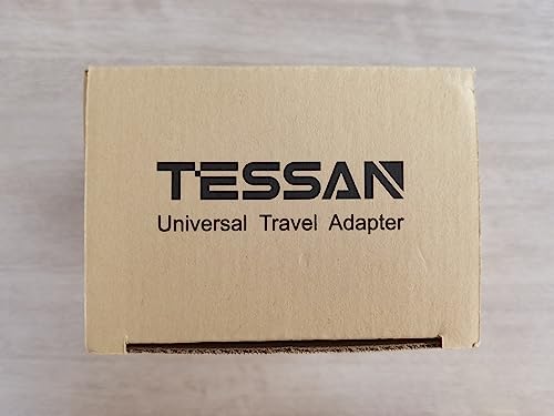 TESSAN Universal Travel Adapter Worldwide with 2 USB C and 2 USB A Ports