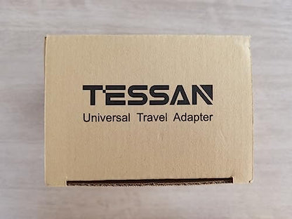 TESSAN Universal Travel Adapter Worldwide with 2 USB C and 2 USB A Ports