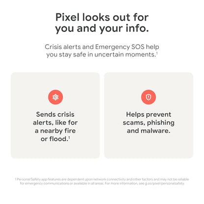 Google Pixel 9 Pro - Unlocked Android Smartphone with Gemini, Triple Rear Camera System, 24-Hour Battery, and 6.3" Super Actua Display - Hazel, 128GB
