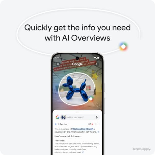 Google Pixel 9 Pro - Unlocked Android Smartphone with Gemini, Triple Rear Camera System, 24-Hour Battery, and 6.3" Super Actua Display - Hazel, 128GB