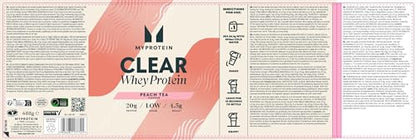 Myprotein Clear Whey Isolate, Peach Tea, 20 Servings