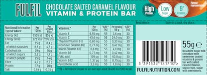 FULFIL Vitamin and Protein Bars (15 x 55 g Bars)