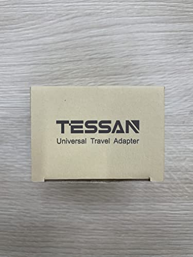 TESSAN Universal Travel Adapter Worldwide with 2 USB C and 2 USB A Ports