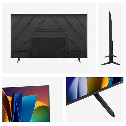 Hisense 43 Inch 4K Smart TV 43E6NTUK - Dolby Vision, Game Mode PLUS with 60Hz VRR ALLM, Smooth Motion, AI Sports Mode, Vidaa OS with Freely, Youtube, Netflix and Disney+ & Now TV (2024 Model)