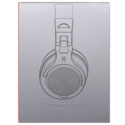 OneOdio A70 Bluetooth Headphones Over Ear, 72 Hrs Playtime, Monitor Level Stereo Sound Quality, Foldable Wireless＆Wired DJ Headphone, Professional Studio Headphones for DJ/TV/PC/Phone