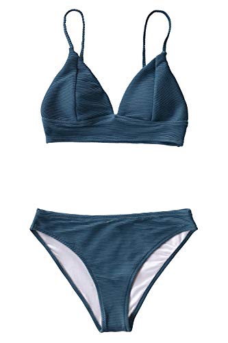 CUPSHE Women's Bikini Set Sexy Lace Up Triangle Bikini Two Piece