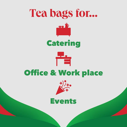PG Tips Original | Black Tea Bags Bulk | One Cup | Refreshing & Flavourful | Ideal For Office Catering | 1100 Plant Based Biodegradable Square Teabags