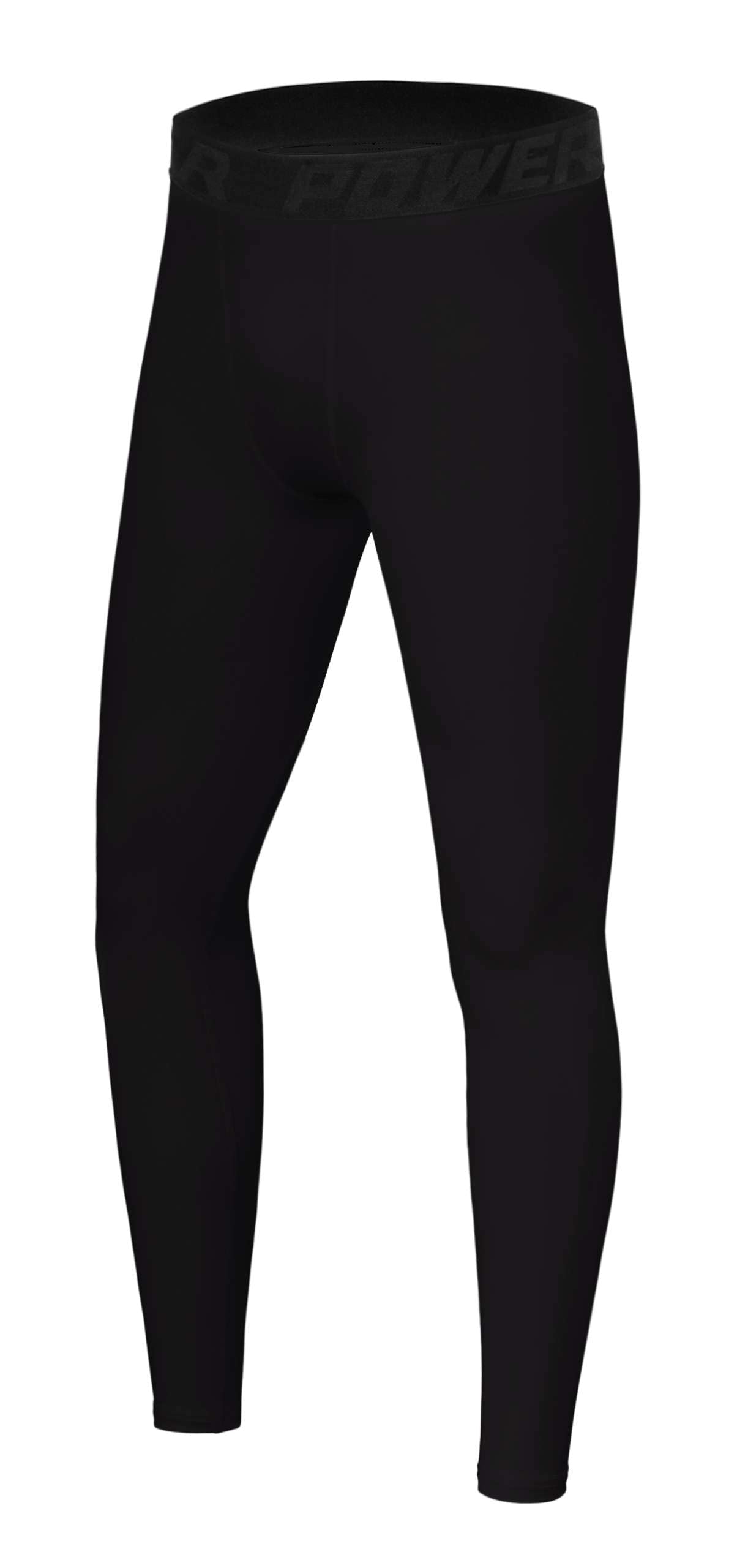 Boys' Running Football Tights Compression Base Layer Leggings