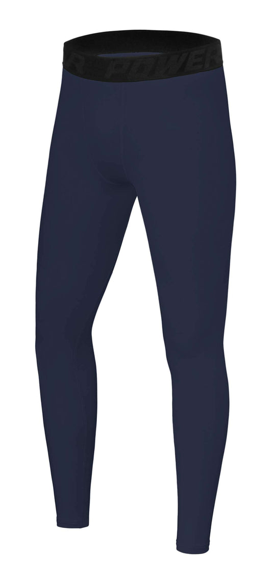 Boys' Running Football Tights Compression Base Layer Leggings