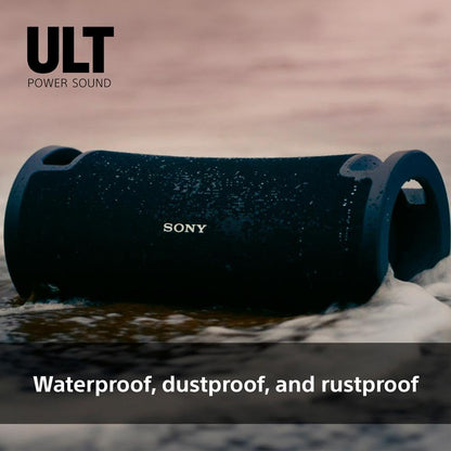 Sony ULT FIELD 7 - Wireless Bluetooth Portable Speaker with ULT POWER SOUND, Ultimate Deep BASS, X Balanced Speaker, 30 HR Battery, IP67, Waterproof, LED Lighting, Mic, Guitar Input - Black