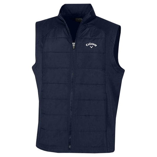 Callaway Golf Mens 2025 Ace Full Zip Puffer Stretch Sleeveless Gilet