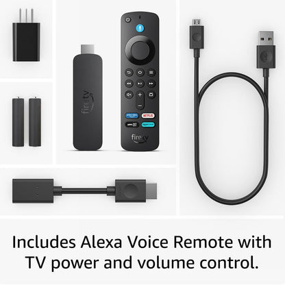 Amazon Fire TV Stick 4K (Newest gen), supports Wi-Fi 6, Dolby Vision/Atmos, HDR10+