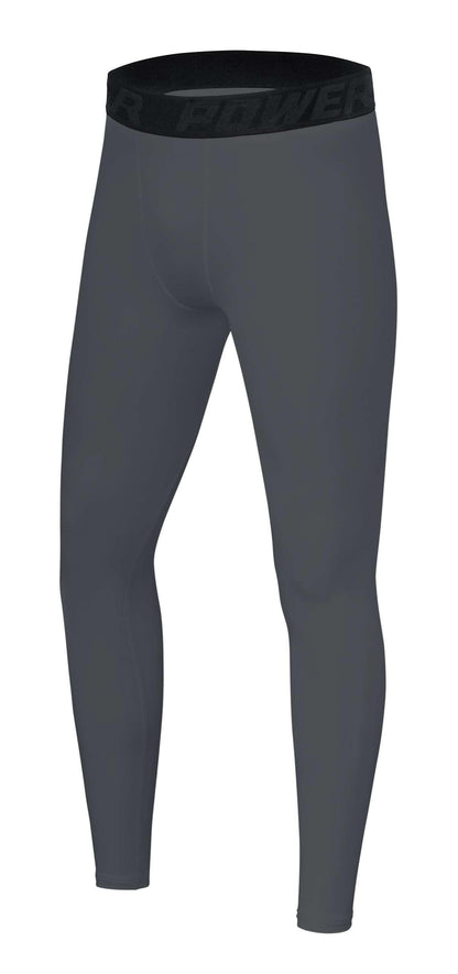 Boys' Running Football Tights Compression Base Layer Leggings