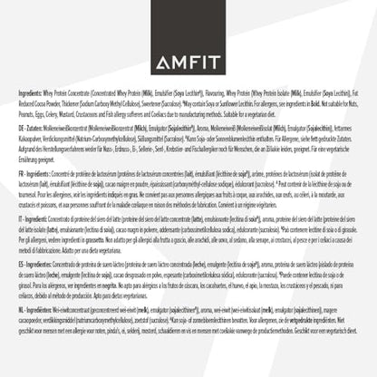Amazon Brand - Amfit Nutrition Whey Protein Powder