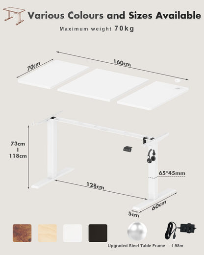 Devoko Electric Standing Desk 120x60cm