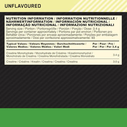 Optimum Nutrition Micronised Creatine Powder