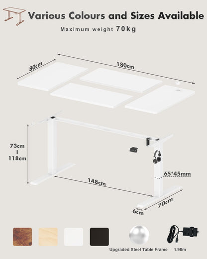 Devoko Electric Standing Desk 120x60cm