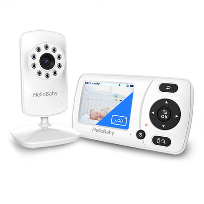 HelloBaby Baby Monitor,Hello Baby Monitor with Camera and Audio, 3.2''