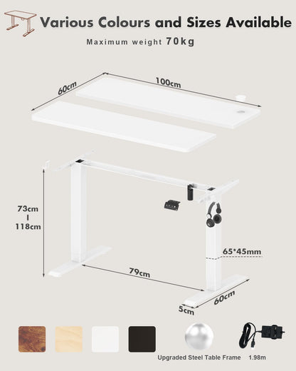 Devoko Electric Standing Desk 120x60cm