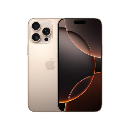 Apple iPhone 16 Pro Max 256 GB: 5G Mobile phone with Apple Intelligence, Camera Control, A18 Pro Chip and a Huge Leap in Battery Life. Works with AirPods; Natural Titanium