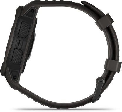 Garmin [Renewed] Instinct 2 GPS 45mm Smartwatch, Rugged watch, Built-in Sports Apps & Health Monitoring, Ultratough Design Features, up to 28 days Battery Life, Graphite (Renewed)