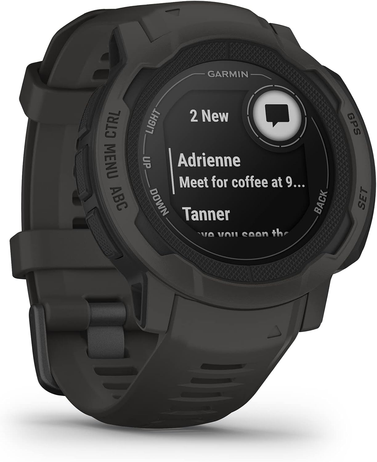 Garmin [Renewed] Instinct 2 GPS 45mm Smartwatch, Rugged watch, Built-in Sports Apps & Health Monitoring, Ultratough Design Features, up to 28 days Battery Life, Graphite (Renewed)