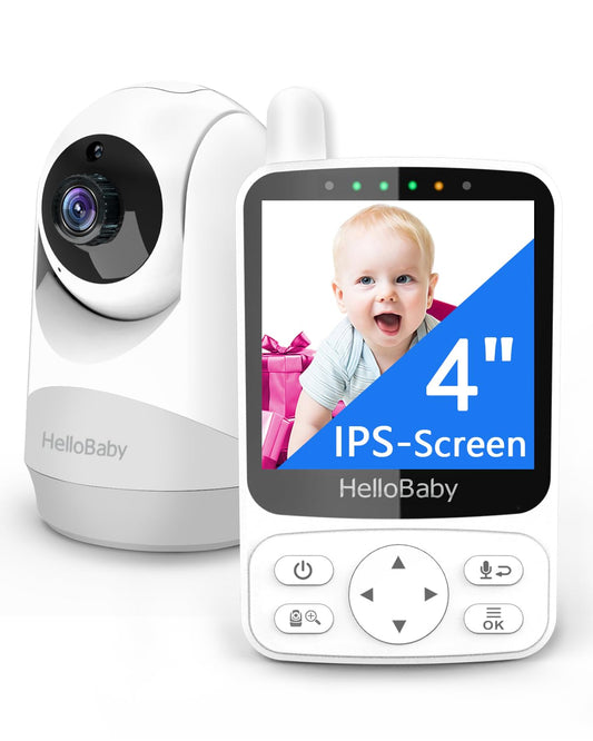 HelloBaby Baby Monitor,Hello Baby Monitor with Camera and Audio, 3.2''