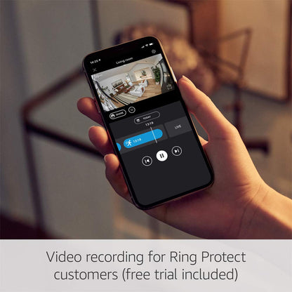 Certified Refurbished Ring Outdoor Camera Battery(Stick Up Cam)|HD wireless outdoor Security Cam 1080p Video,Two-Way Talk,Wifi,Works with Alexa| Alternative to CCTV|30-day free trial of Ring Home